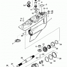 BRAVO THREE 0W250000 & Up Gear housing(brave one)