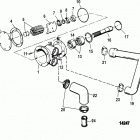 CMD 2.8 EI 165 88005001 THRU 88005167 Seawater pump(2.8l)