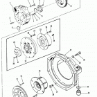 636 D-TA (BRAVO & MIE)    VM 219 I/L6  1989 0B993002 THRU 0D850127 Flywheel housing(sterndrive)