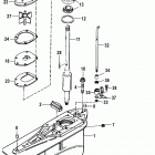ALPHA ONE (GEN.II)    1996-1997 0F680000 THRU 0K999999 Gear housing(driveshaft)(counter rotation)