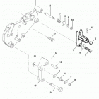 350 MAG MPI ALPHA/BRAVO 0L010019 THRU 0L339999 Shift bracket(bravo engines)