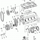 200  (2 BBL.)   GM 305 V-8  1987 0B525982 THRU 0B774444 Intake manifold and front cover(design ii)