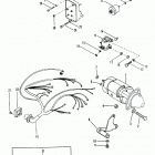 165 (2 BBL.)  MERCURY 224 I/L4  1987 0B434941 THRU 0B774251 Starter motor and wiring harness
