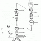 200  (2 BBL.)   GM 305 V-8  1987 0B525982 THRU 0B774444 Starter motor(8 in. - 2-7  /  8 in. dia. end cap)(pg 260...