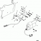 8.2L Mag (H.O. Model) 1A351597 & Up Shift bracket, digital throttle and shift