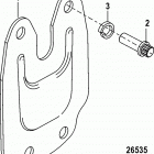 454 EFI  (GEN. V)     GM 454 V-8 1994-1996 0F115700 THRU 0F802349 Выпускная плита