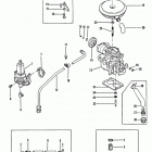 140     GM 181 I/L4  1982-1986 6229718 THRU 0B450800 Fuel pump and carburetor (old design)