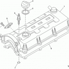 D1.7L DTI 0M055000 THRU 0M999999 Крышка головки цилиндров
