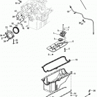 4.3L MPI  ALPHA/BRAVO 1A063240 & Up Oil pan, oil pump and rear oil seal
