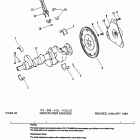 175  (2 BBL.)   GM 262 V-6  1987 0B527955 THRU 0B773242 Коленвал и поршни