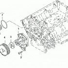 3.0L TDI 100 SD ALL & Up Water pump, coolant thermostat