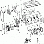 5.0LX  (4 BBL.)   GM 305 V-8  1988-1995 0B773740 THRU 0F600999 Intake manifold and front cover(design i)