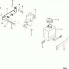 350 MAG MPI ALPHA/BRAVO 0L010019 THRU 0L339999 Oil reservoir bottle and bracket