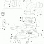 496 MAG (Base Model) 0M025000 THRU 0M687082 Exhaust manifold(w  /  o water rail), elbow, and riser