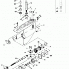 BRAVO X THREE 0M100001 THRU 0W249999 Gear housing(bravo two)
