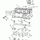3.0L    GM 181 I/L4  1987-1989 0B450801 THRU 0C856558 Cylinder block, piston and bearings (140-3.0l  /  181 ci...