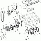 4.3L (GEN II) (2 BBL.)      GM 262 V-6 1996 0F601127 THRU 0F802999 Intake manifold and front cover