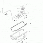 5.0L MPI ALPHA/BRAVO 1A623185 & Up Oil pan and oil pump