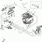 4.3L CARB ALPHA/BRAVO 0M615000 THRU 0W300012 Standard cooling system