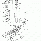 ALPHA ONE (GEN.II)    1991-1995 0D469859 THRU 0F679999 Gear housing, driveshaft - standard rotation