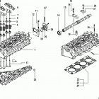 2.0L EI 130 70000000 THRU 70002129 Camshaft and cylinder head