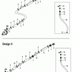 5.0L MPI ALPHA/BRAVO 1A623185 & Up Closed cooling system(bravo) sea pump hoses (seacore)