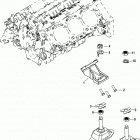 4.5L MPI 200 Alpha/Bravo 2A441953 & Up Engine mounts