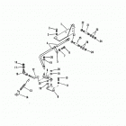 7.3L (BRAVO & MIE) DIESEL  NAV 444 V-8 1994-1996 0F060000 AND UP Throttle linkage (stern drive)