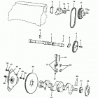 3.0LX    GM 181 I/L4  1996-1997 0F604000 THRU 0K999999 Crankshaft, camshaft and water pump