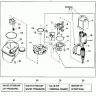 BRAVO X THREE 0M100001 THRU 0W249999 Pump  /  motor(bottom mt reservoir) (design i - 14336a8)