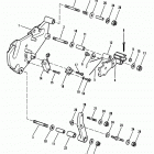 165 (2 BBL.)  MERCURY 224 I/L4  1987 0B434941 THRU 0B774251 Shift components(old design)