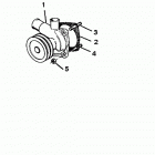 CMD 2.8 EI 165 88005001 THRU 88005167 Водяной насос