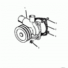 CMD 4.2 MS 200 88020001 THRU 88020166 Водяной насос