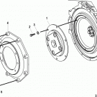 2.0L EI 130 70000000 THRU 70002129 Flywheel housing cover(inboard) for technodrive 345