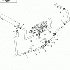 8.2L Mag EC (Base Model) 1A350340 THRU 2A041664 Cooling system, raw water components, port