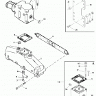 5.0L  (2 BBL.)    GM 305 V-8  1998-2001 0L015751 THRU 0M599999 Exhaust manifold and exhaust elbow