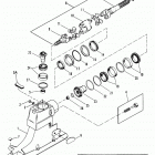 ALPHA ONE (GEN.II)    1991-1995 0D469859 THRU 0F679999 Drive shaft housing and drive gears