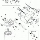 496 MAG (Base Model) 0M025000 THRU 0M687082 Fuel filter and boost pump