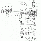 3.0LX    GM 181 I/L4  1996-1997 0F604000 THRU 0K999999 Cylinder block, piston and bearings