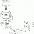 4.5L MPI 200 Alpha/Bravo 2A441953 & Up Remote oil, raw water cooling
