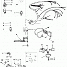 4.3L (GEN II) (2 BBL.)      GM 262 V-6 1996 0F601127 THRU 0F802999 Wiring harness and electrical components