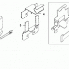 454 MAG. BRAVO MPI (GEN VI) GM 454 V-8 1996-1997 0F802350 THRU 0K999999 Oil reservoir bottle and bracket