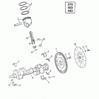 460 TRS                     GM 482 V-8 1983-1986 4179554 THRU 6181046 Crankshaft, pistons and connecting rods(370  /  400  /  ...