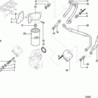 CMD 4.2 MS 200 88020200 THRU 88030000 Oil filter and oil hoses
