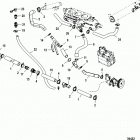 496 MAG EC (Base Model) 1A066166 THRU 1A350440 Cooling system, raw water, starboard (sn 1a349420 and ab...
