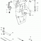 BRAVO THREE 0W250000 & Up Transom plate and shift cable