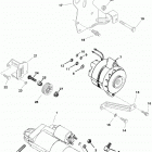 5.7L (2 BBL.)    GM 350 V-8 1997 0K001527 THRU 0K999999 Starter motor and alternator