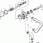 CMD 2.8 EI 165 88005001 THRU 88005167 Seawater pump(4.2l)
