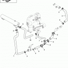 8.2L Mag EC (Base Model) 2A041665 THRU 2A051741 Cooling system, raw water components, port