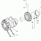 CMD 4.2 MS 200 88020200 THRU 88030000 Rear oil seal and bearing carrier